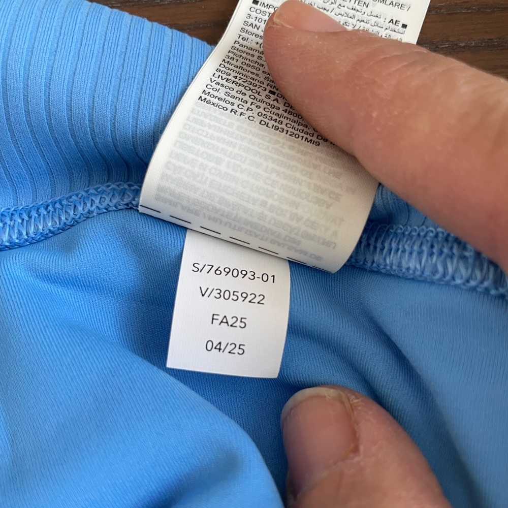 Athleta Transcend High Rise Micro Waist Legging - Cornflower Blue - Yoga Tights - Picture 6 of 6